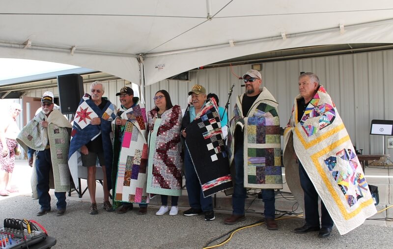 Quilt of Valor '23 Ceremony-Taos County Fair-Juan I. Gonzales Agricultural Center-Taos, NM